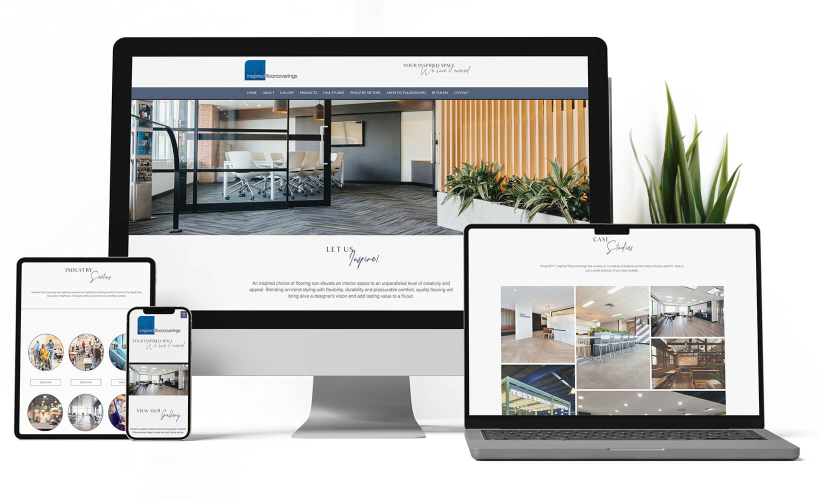 Inspired Floorcoverings Website Design